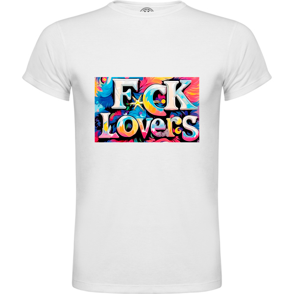 Camiseta básica blanca F*ck Lovers