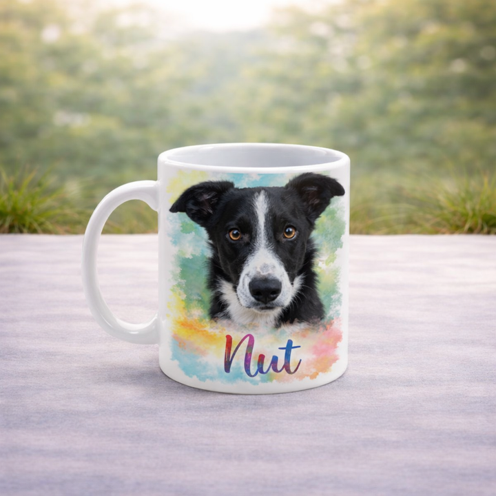 Taza personalizada con foto de tu mascota – Cerámica 350 ml