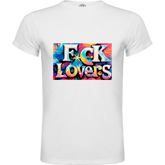 Camiseta básica blanca F*ck Lovers